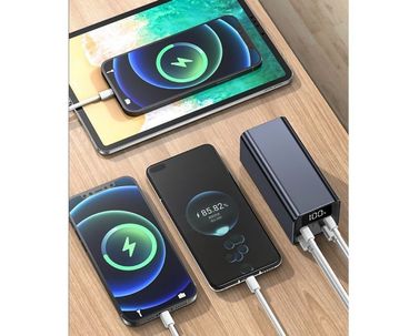 POWER BANK UNIVERSAL 20000mAh 2xUSB-C + 2xUSB-A CARGA RAPIDA 65W LEOTEC