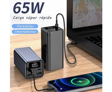 POWER BANK UNIVERSAL 20000mAh 2xUSB-C + 2xUSB-A CARGA RAPIDA 65W LEOTEC