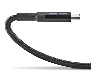 CABLE USB-C A USB-C 3 M KNOT 65W-3 NEGRO NGS