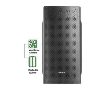 CAJA MICROATX AC6500 FA/500 NEGRO ANIMA